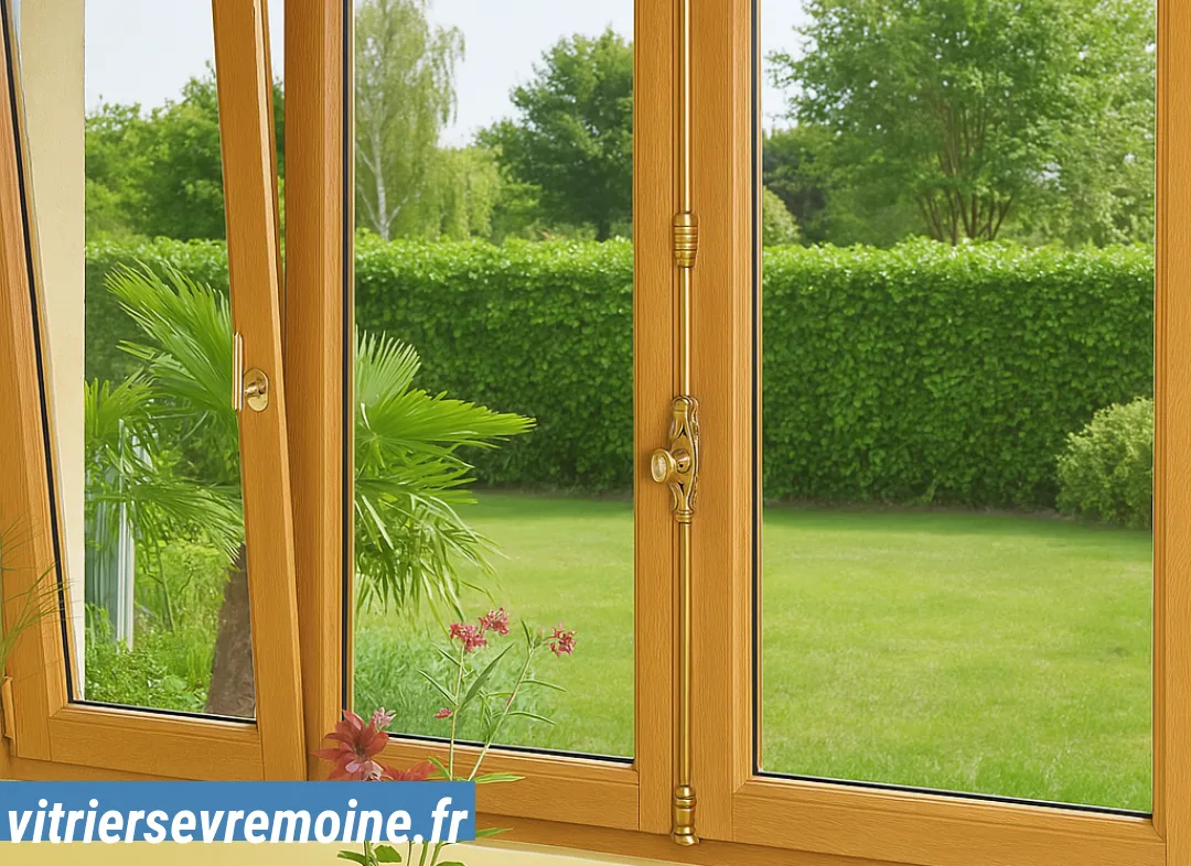 Installation de fenêtre en bois sur mesure Sèvremoine